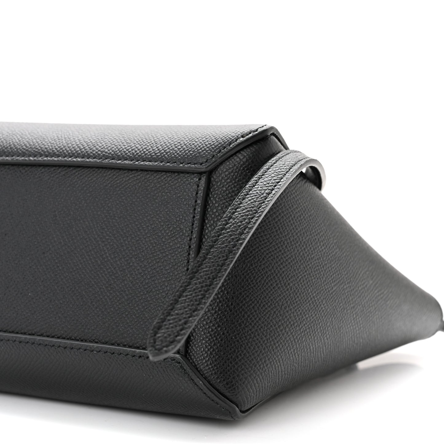 Grained Calfskin Nano Belt Bag Black