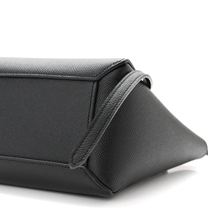 Celine Grained Calfskin Nano Belt Bag Black 10 of 10