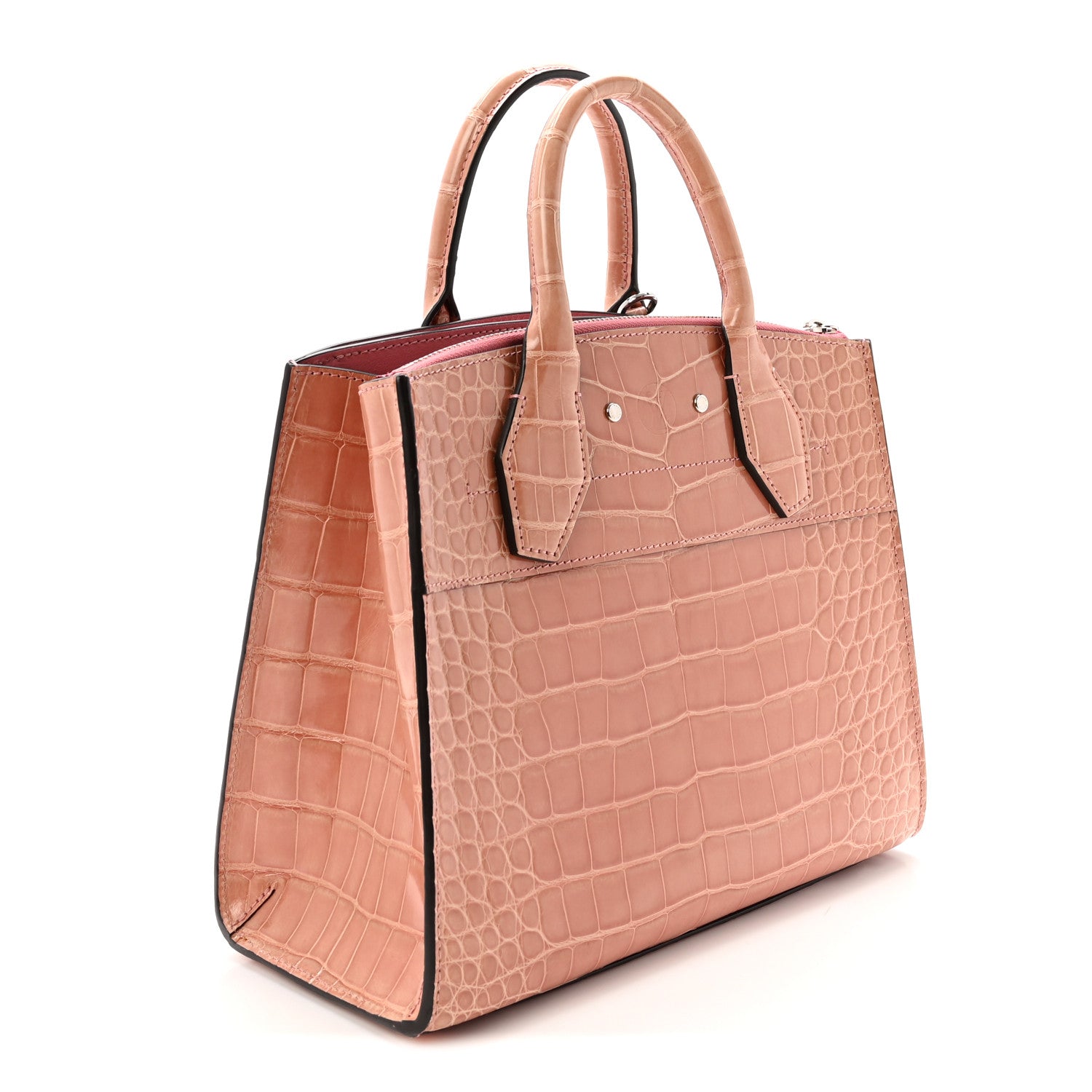 Louis Vuitton Alligator City Steamer PM Sienna Nude 1907506