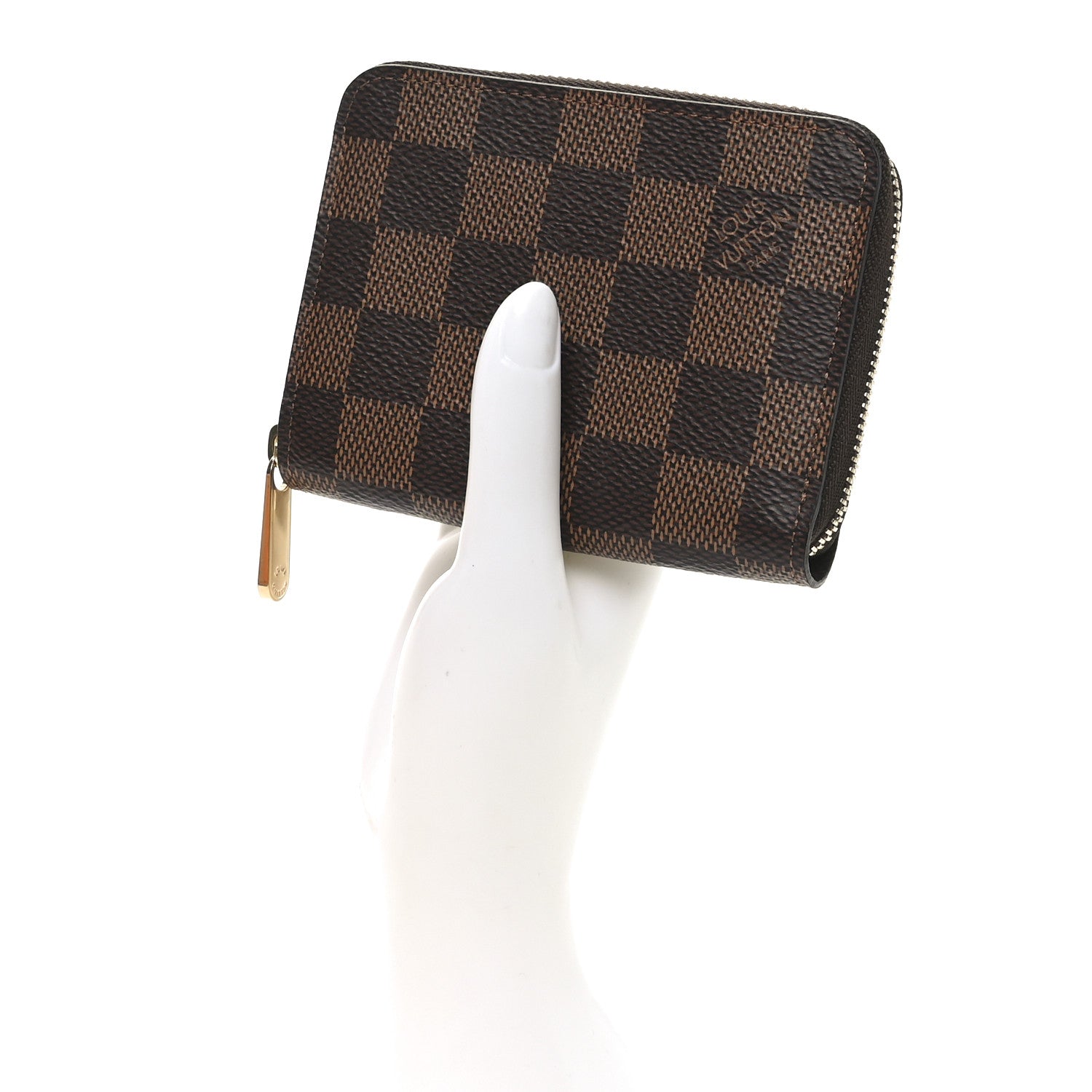 Louis Vuitton Damier Ebene Zippy Coin Purse 2 of 7