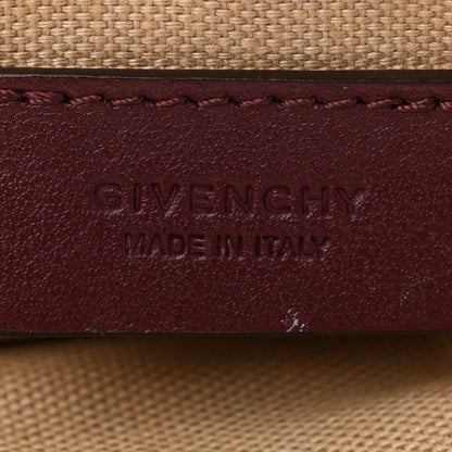 Givenchy Calfskin Stitched Antigona Pouch Burgundy 6 of 7