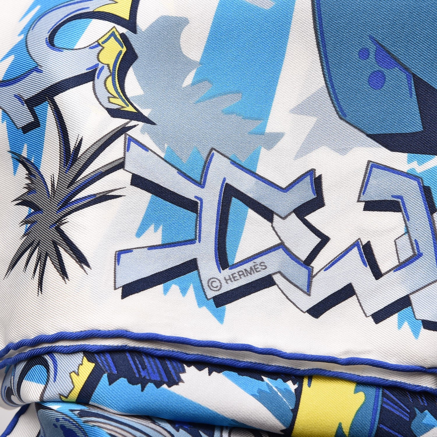 Hermes Silk H Comme Scarf 70 4 of 4