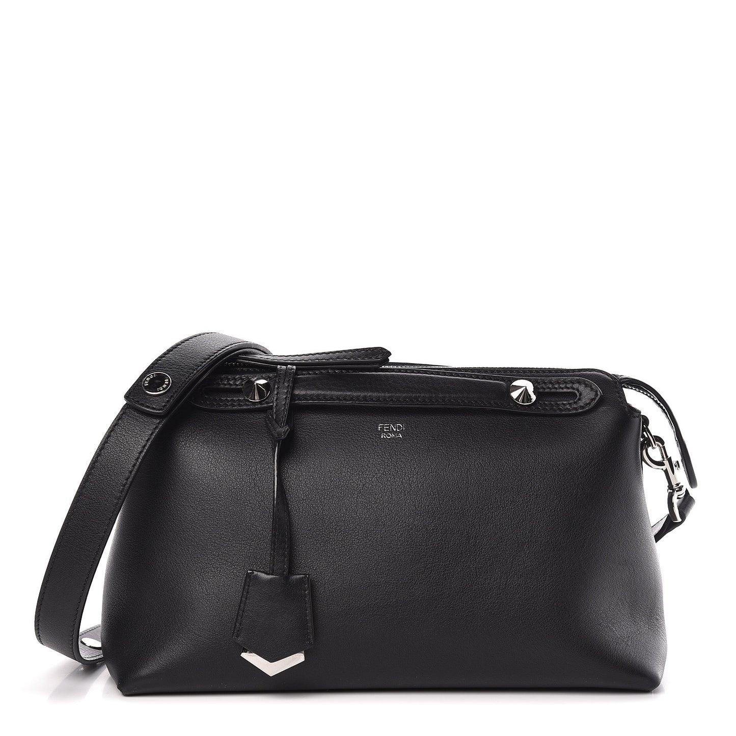 Vitello Dolce Medium By The Way Boston Bag Black