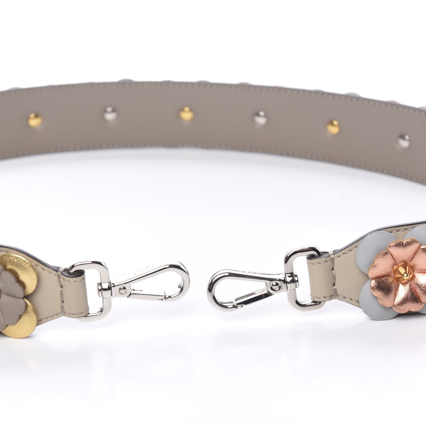 Calfskin Flowerland Studded Strap You Dove