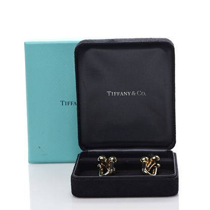 Tiffany 18K Yellow Gold Extra Large HardWear Link Earrings 5 of 5