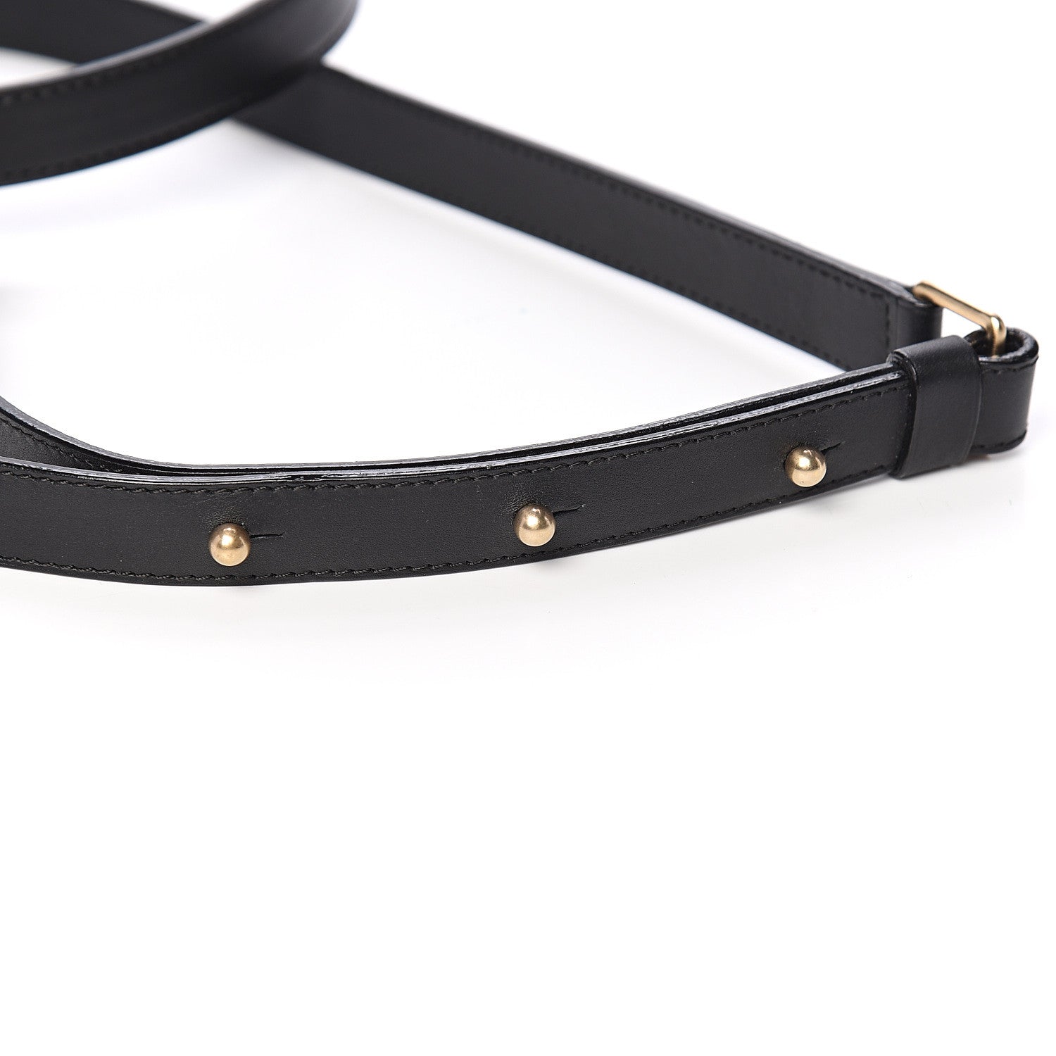 Louis Vuitton Calfskin Adjustable Speedy Cube Shoulder Strap Black 4 of 4