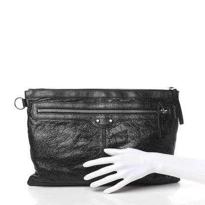 Balenciaga Agneau Arena Classic Hardware Large Clip Black 2 of 10