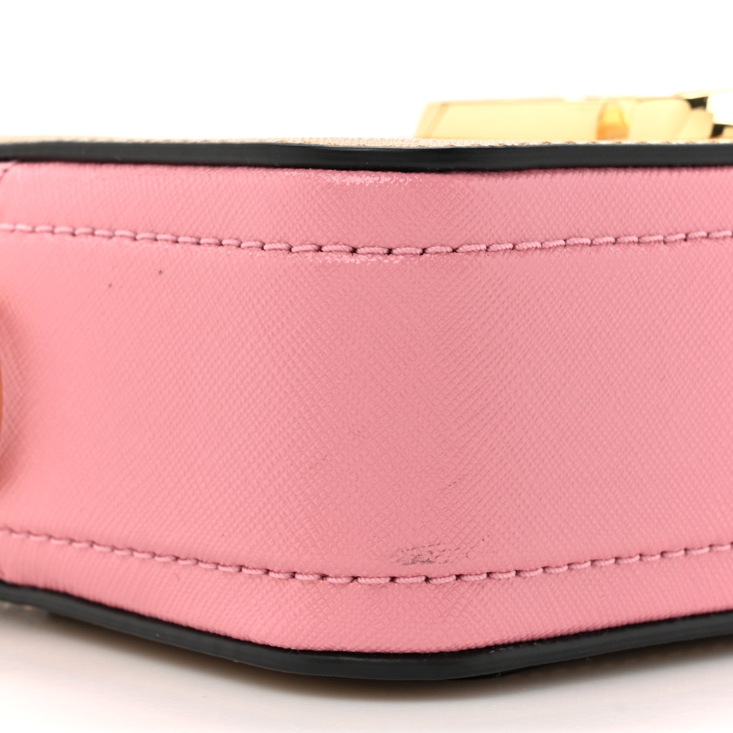 Marc Jacobs Saffiano Small Snapshot Camera Bag Beige Pink Multicolor 10 of 10