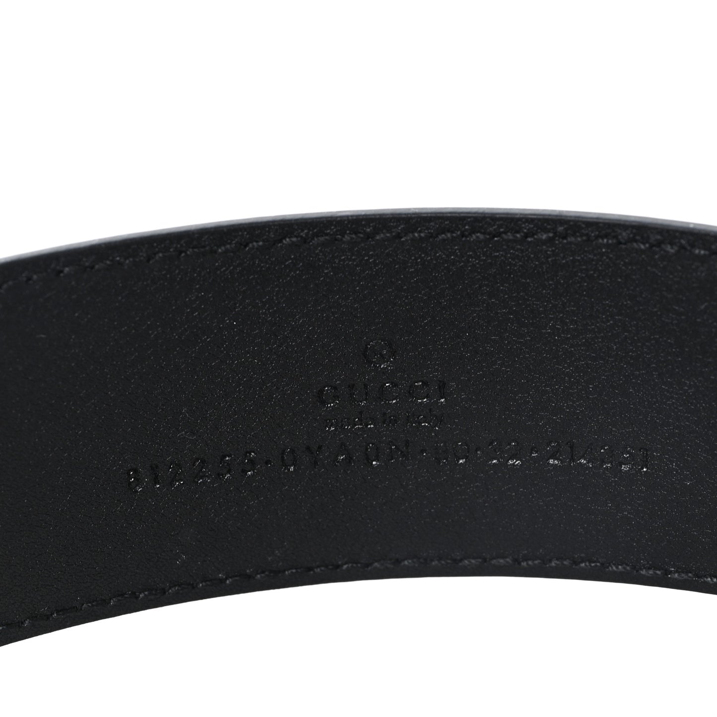 Plutone Calfskin Interlocking G 40mm Belt 80 32 Black