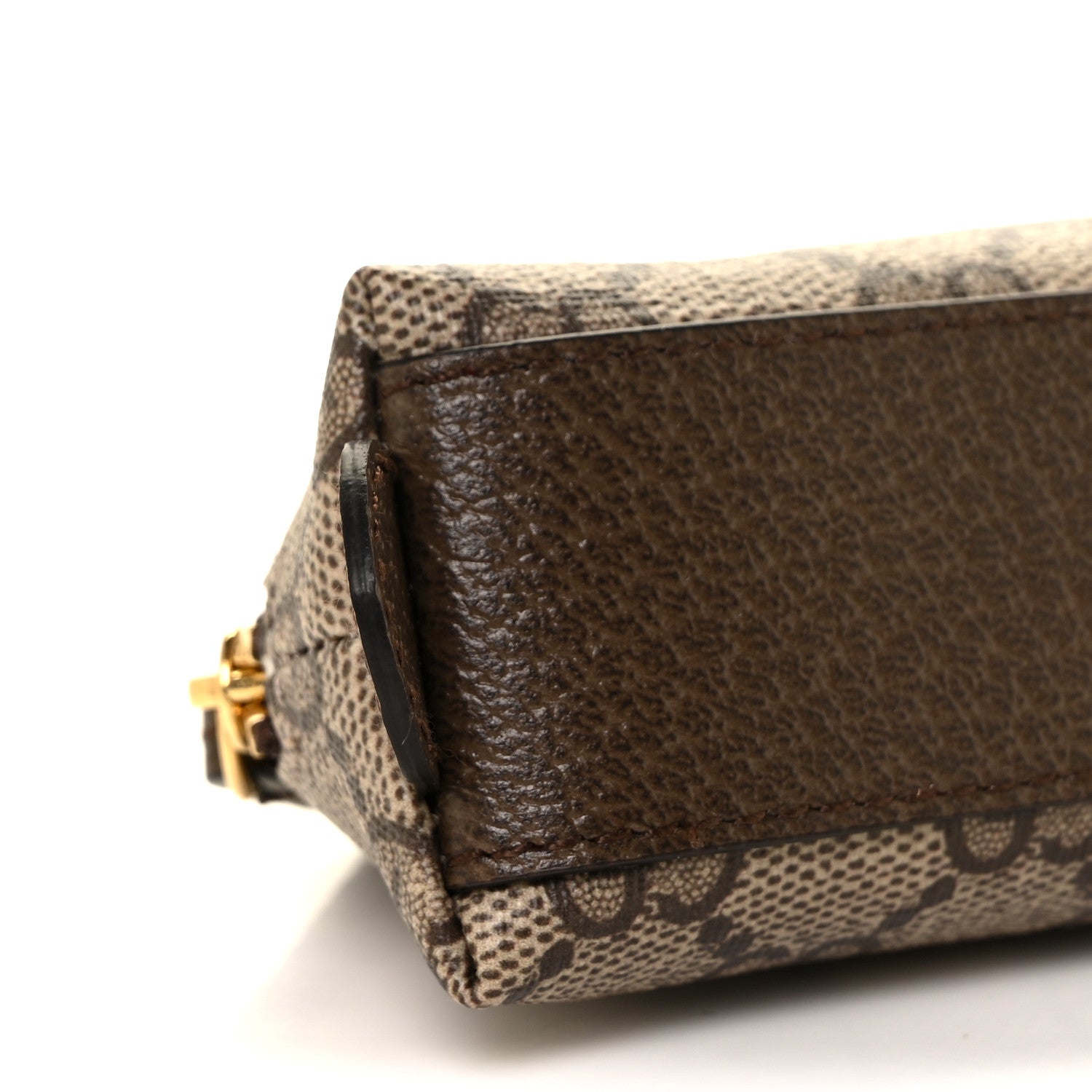 Gucci GG Supreme Monogram Cauliflower Pencil Case Beige Ebony 7 of 8