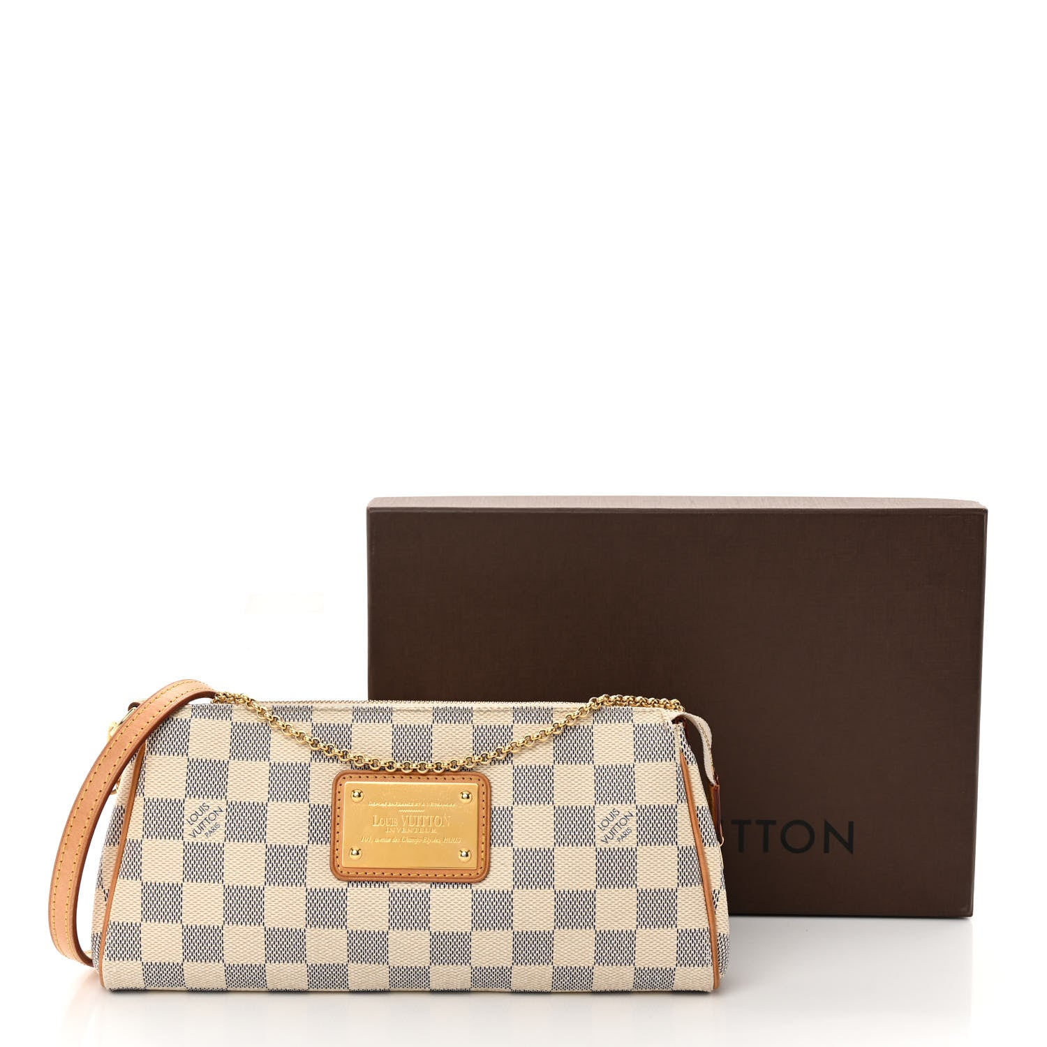 Louis Vuitton Damier Azur Eva Clutch 15 of 15