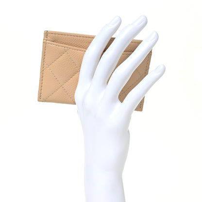 Chanel Caviar Quilted Card Holder Beige 2 of 14