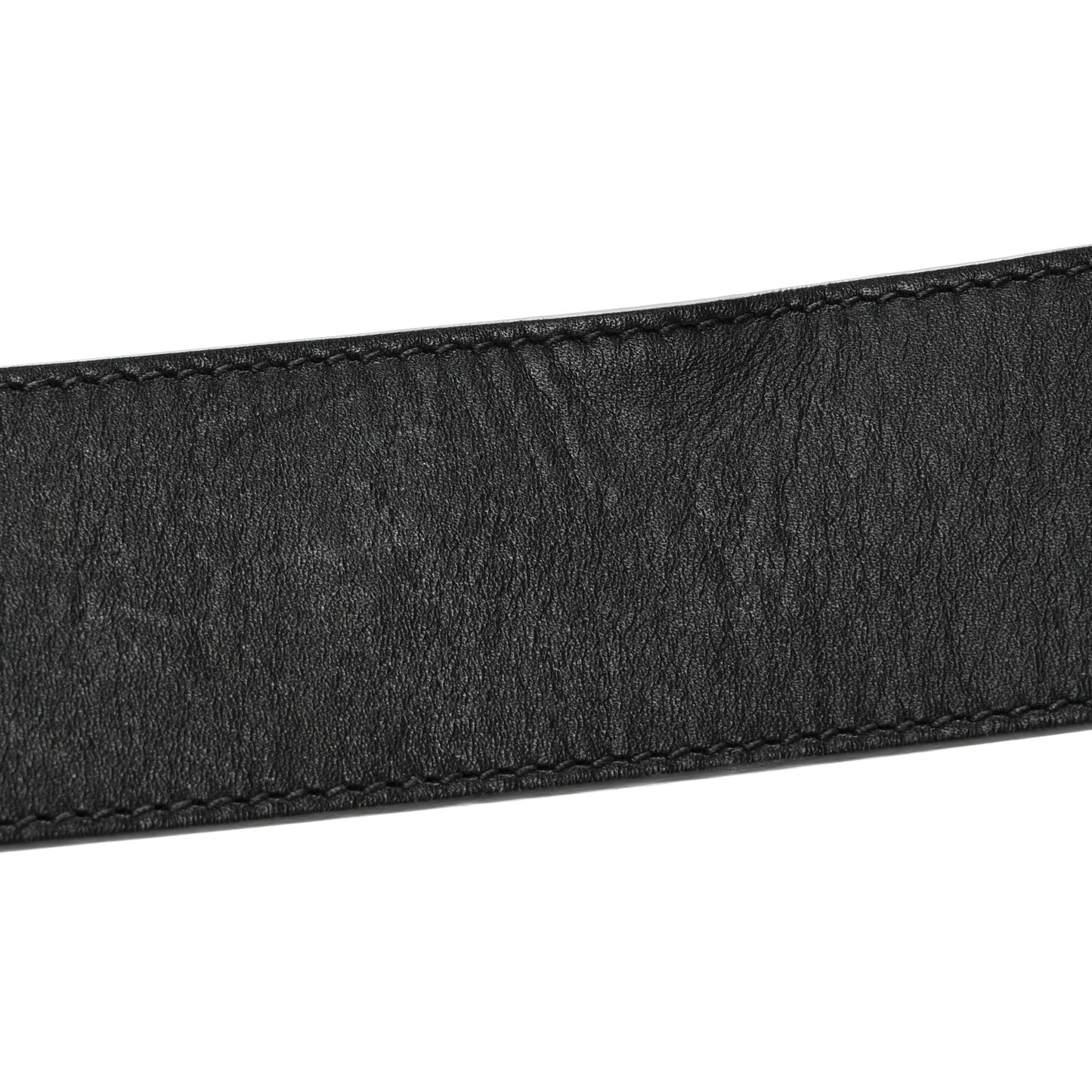 Moon Calfskin Scales Double G 40mm Belt 80 32 Black