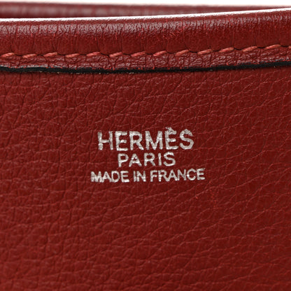 Hermes Buffle Skipper Evelyne PM Rouge Garance 6 of 10