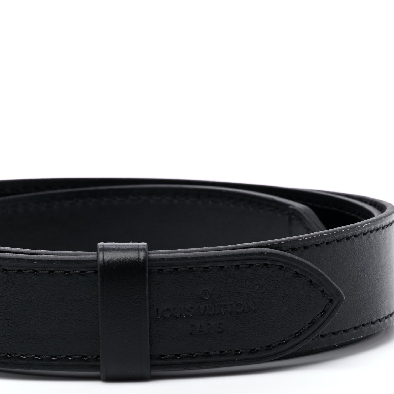 Louis Vuitton Calfskin Odeon PM Adjustable Shoulder Strap Black 3 of 5