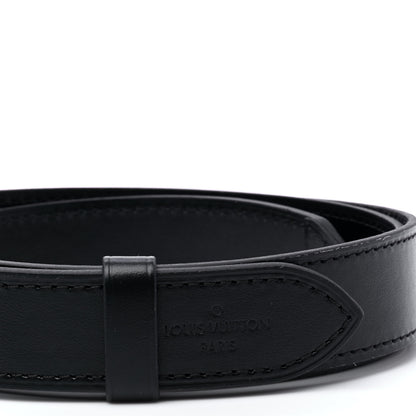 Louis Vuitton Calfskin Odeon PM Adjustable Shoulder Strap Black 3 of 5