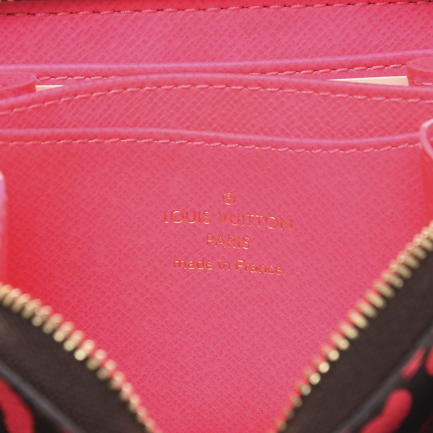 Louis Vuitton Monogram Graffiti Zippy Coin Purse Fuchsia 6 of 7