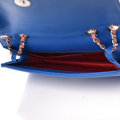 Chanel Vinyl Small Lipstick Flap Blue 6 of 12