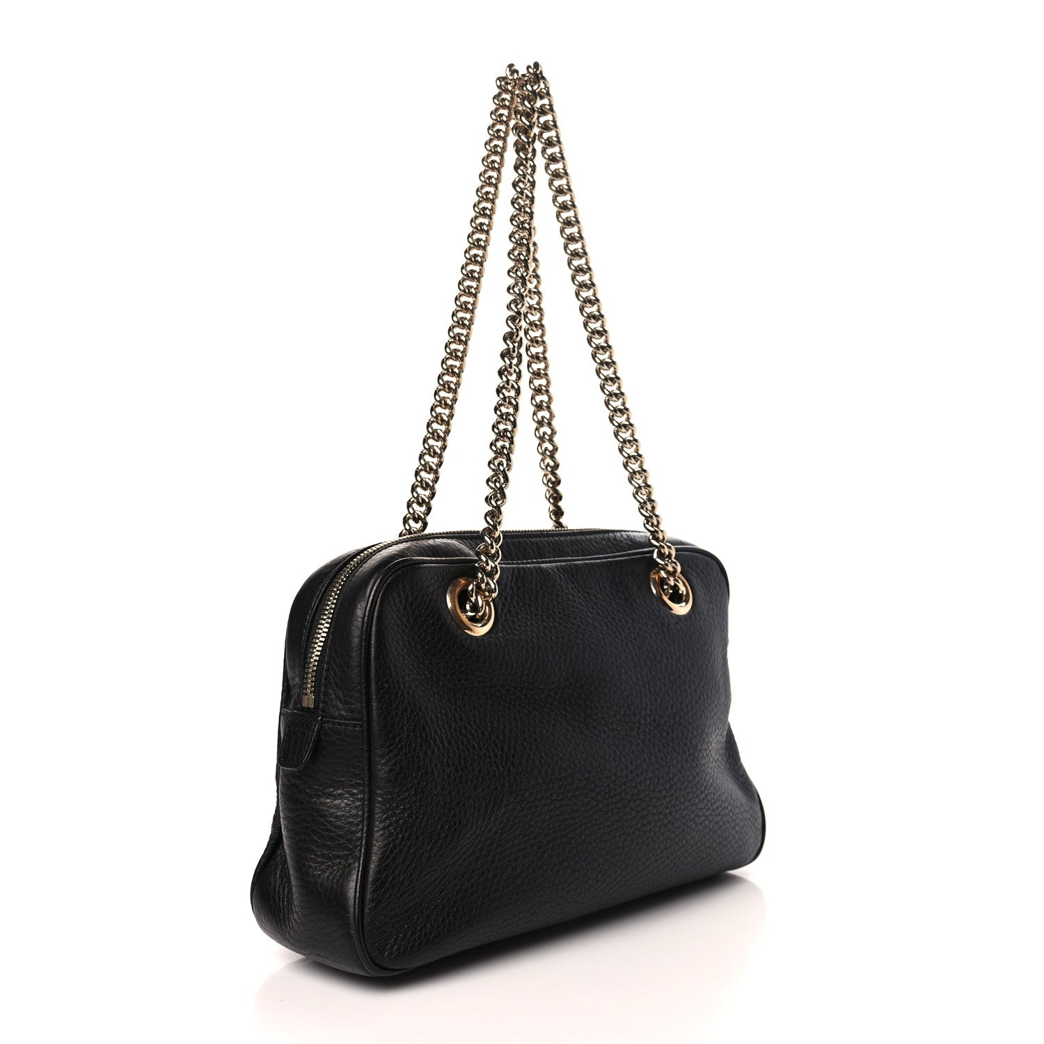 Gucci Pebbled Calfskin Small Soho Bowler Black 3 of 9