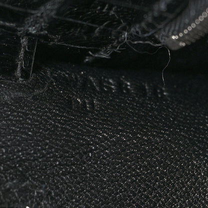 Hermes Shiny Niloticus Crocodile Kelly Sellier 25 Black 6 of 12
