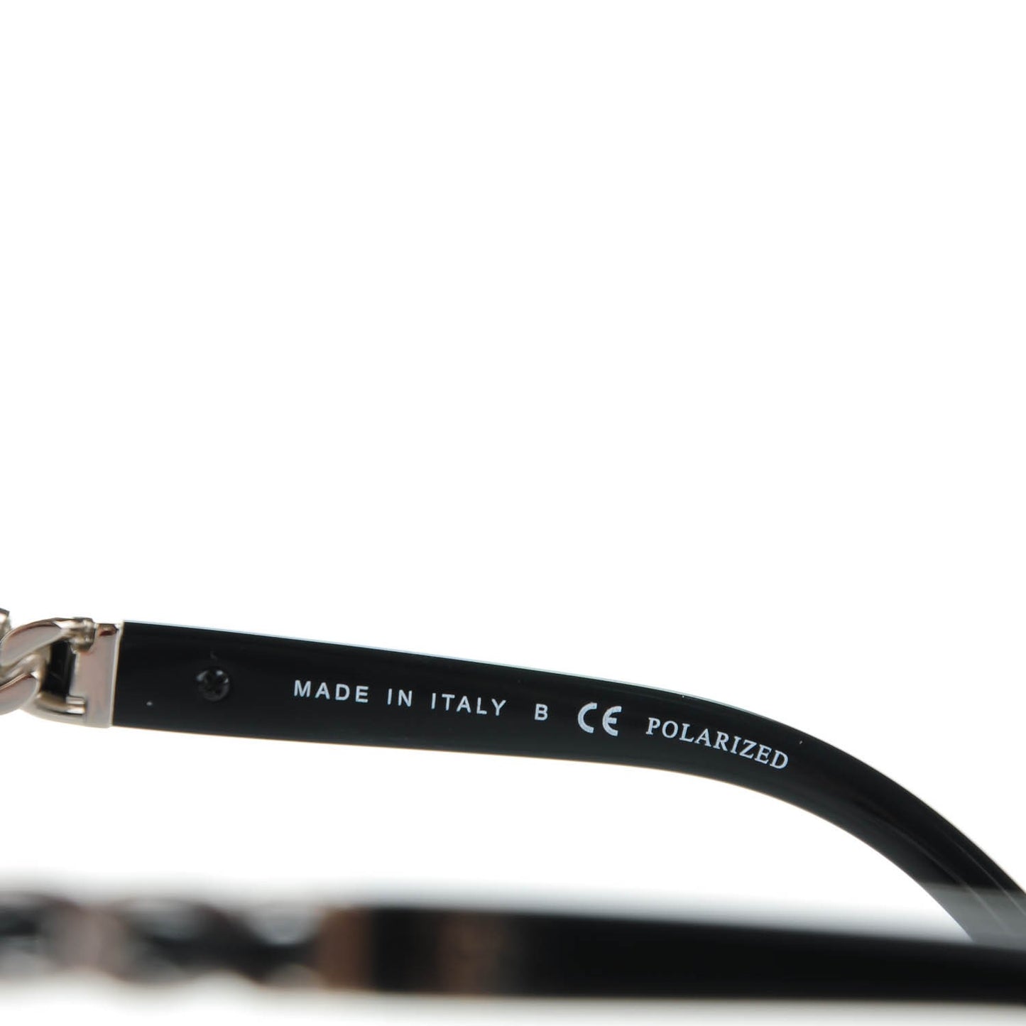 Cat Eye Chain Polarized Sunglasses 5260-Q Black