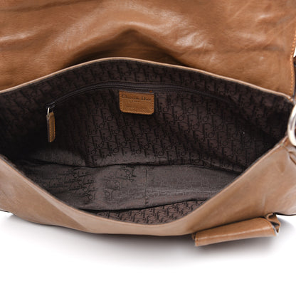 Christian Dior Calfskin Gaucho Double Saddle Bag Brown 4 of 17