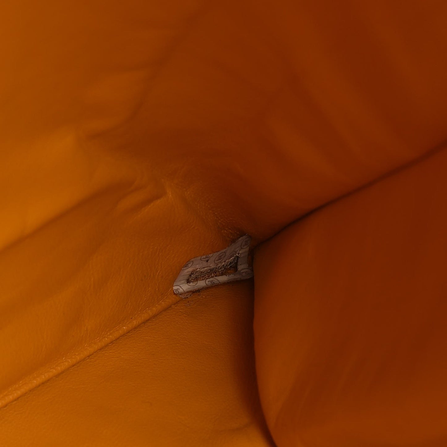 Lambskin Jumbo CC Shoulder Bag Orange