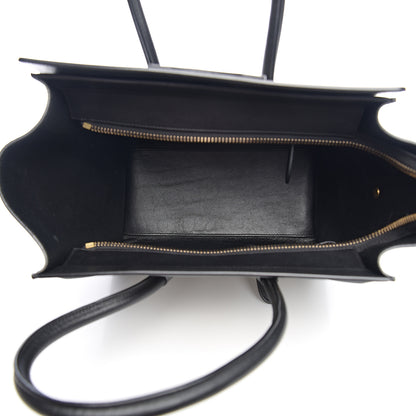 Celine Elephant Calfskin Micro Tri-Color Luggage Chalk 4 of 10