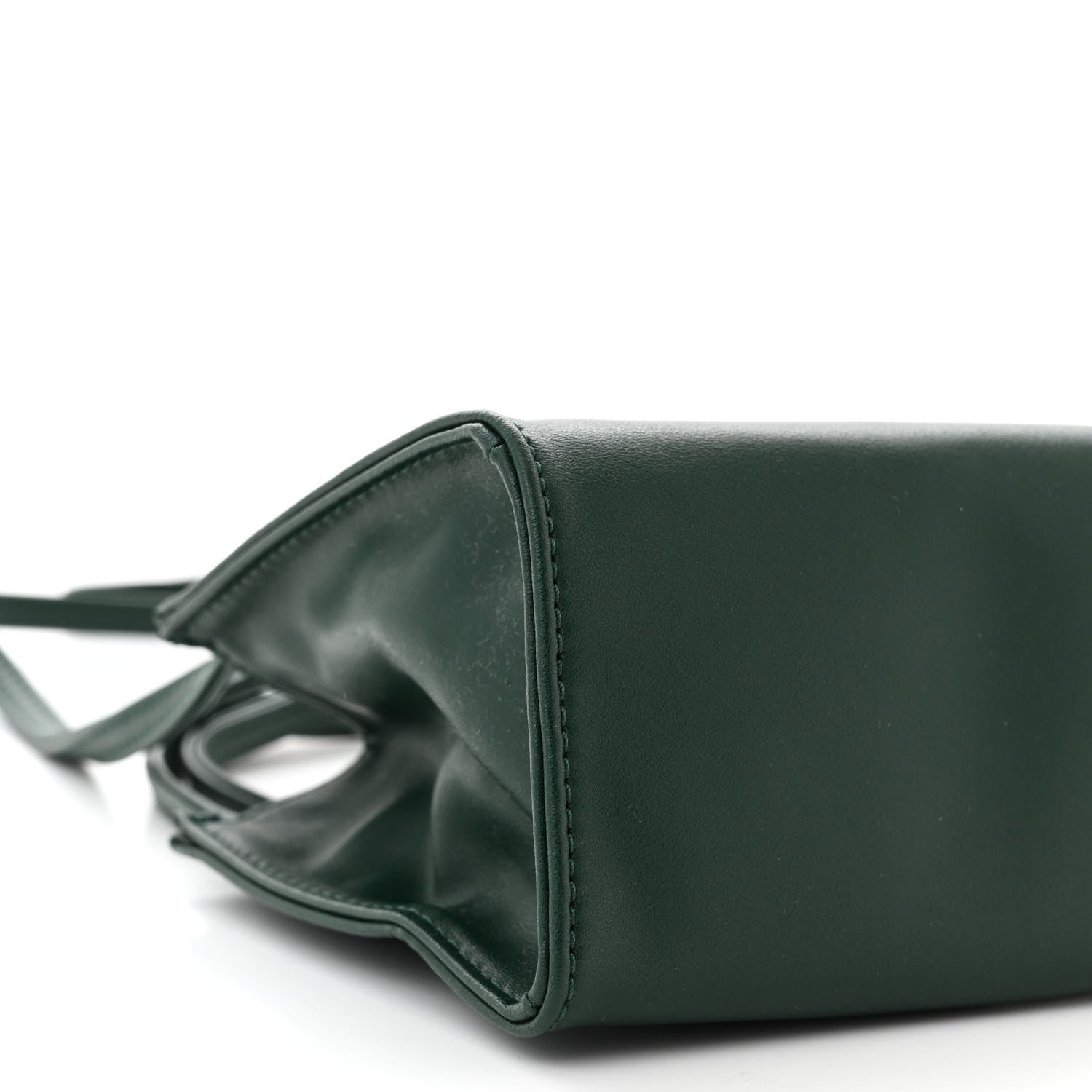 Telfar Vegan Leather Small Shopping Bag Dark Olive 9 of 10
