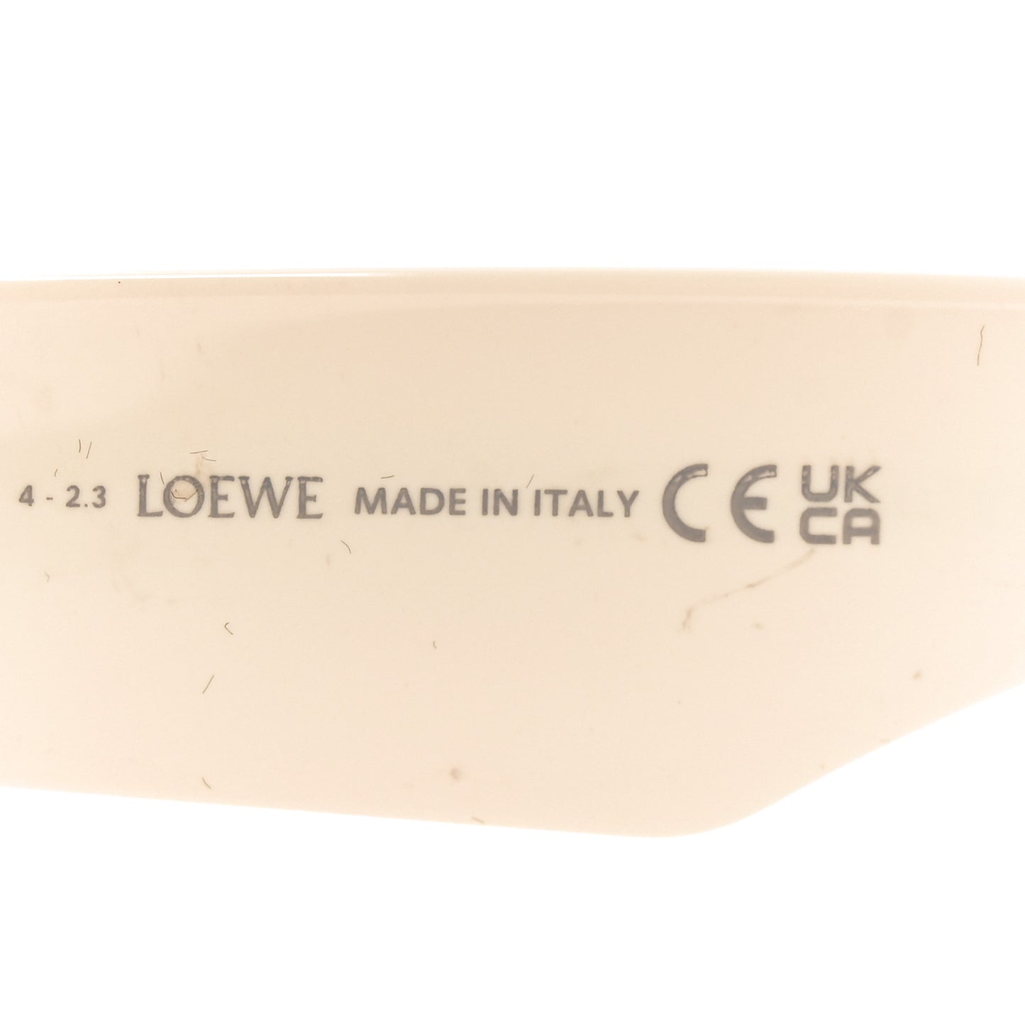 Acetate Rectangular Sunglasses LW40101I Ivory