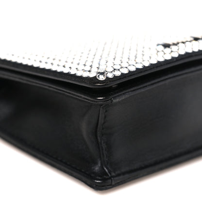 Miu Miu Nappa Crystal Starlight Mini Clutch Bag Black 8 of 9