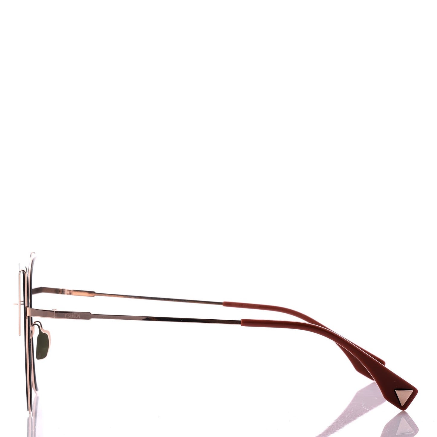Iridia Sunglasses FF 0190 Rose Gold Green