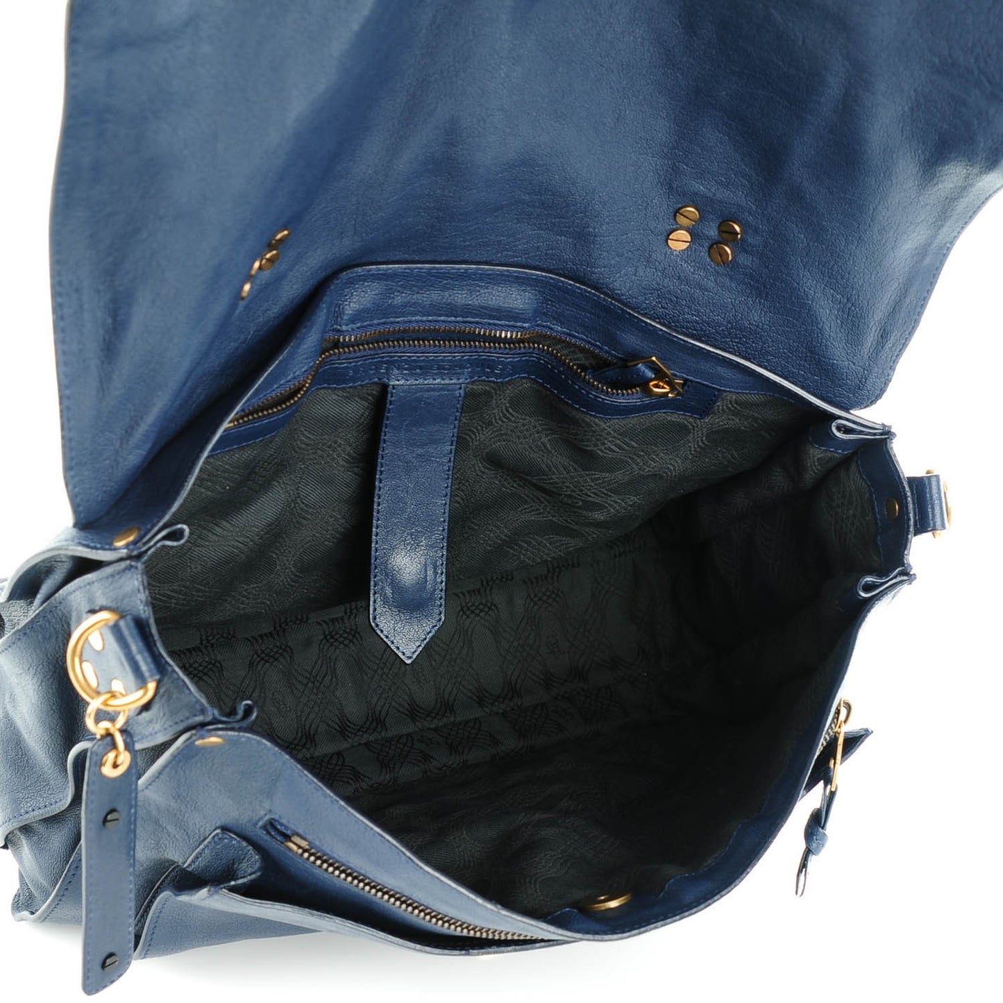 Lambskin Large PS1 Satchel Midnight