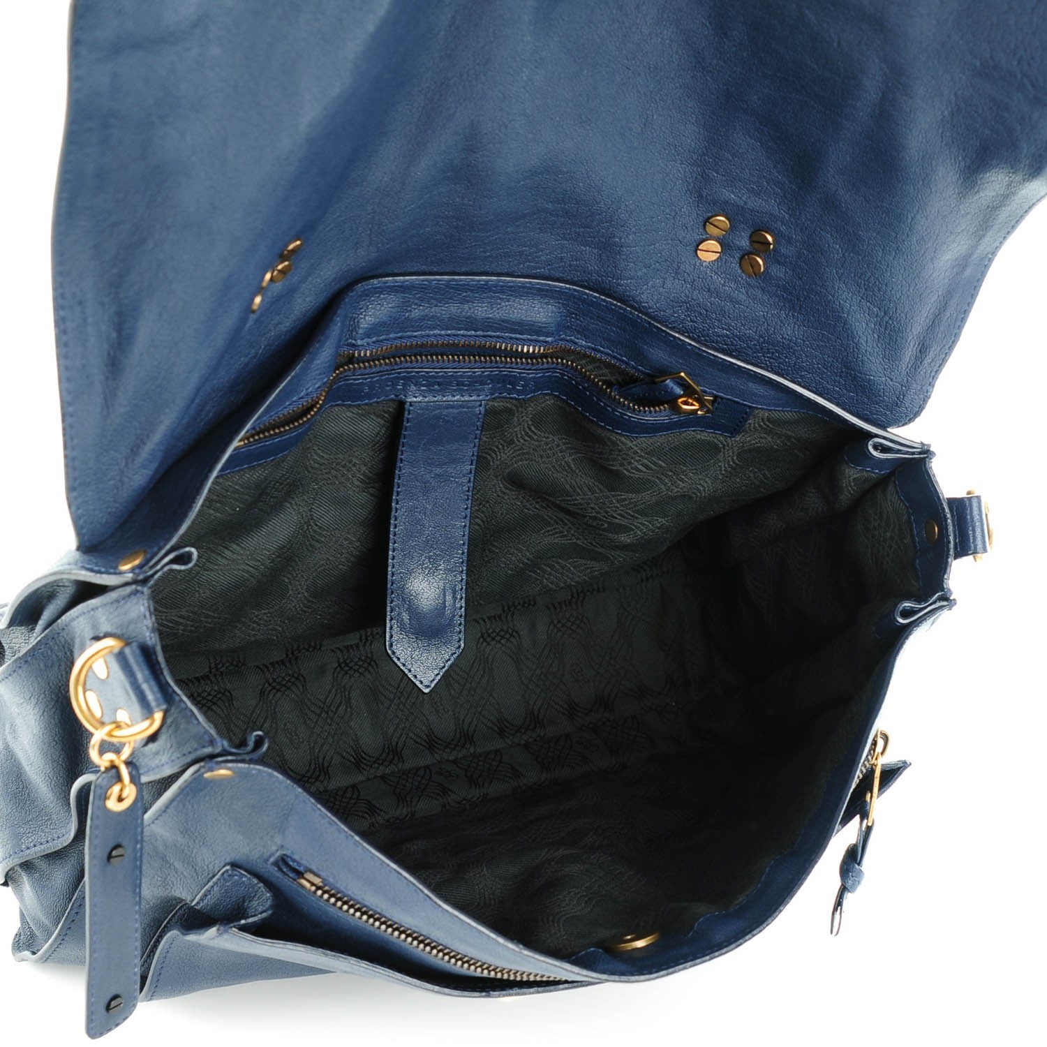 Proenza Schouler Lambskin Large PS1 Satchel Midnight 5 of 8