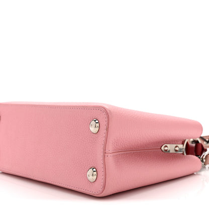 Louis Vuitton Taurillon Capucines BB Pink Dark Red 10 of 10