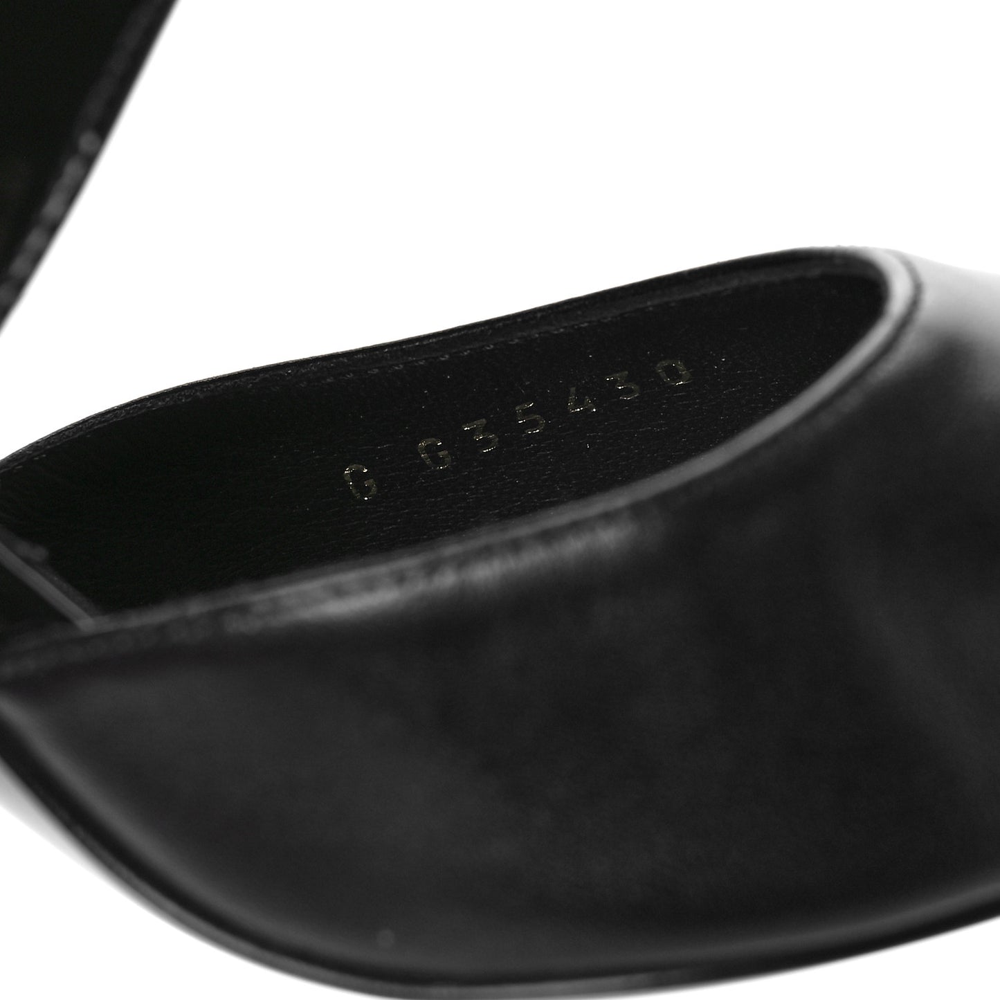Patent Calfskin Short Ankle Boots 36.5 Black