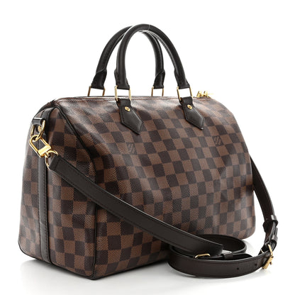 Louis Vuitton LOUIS VUITTON Damier Ebene Speedy Bandouliere 30 3 of 10