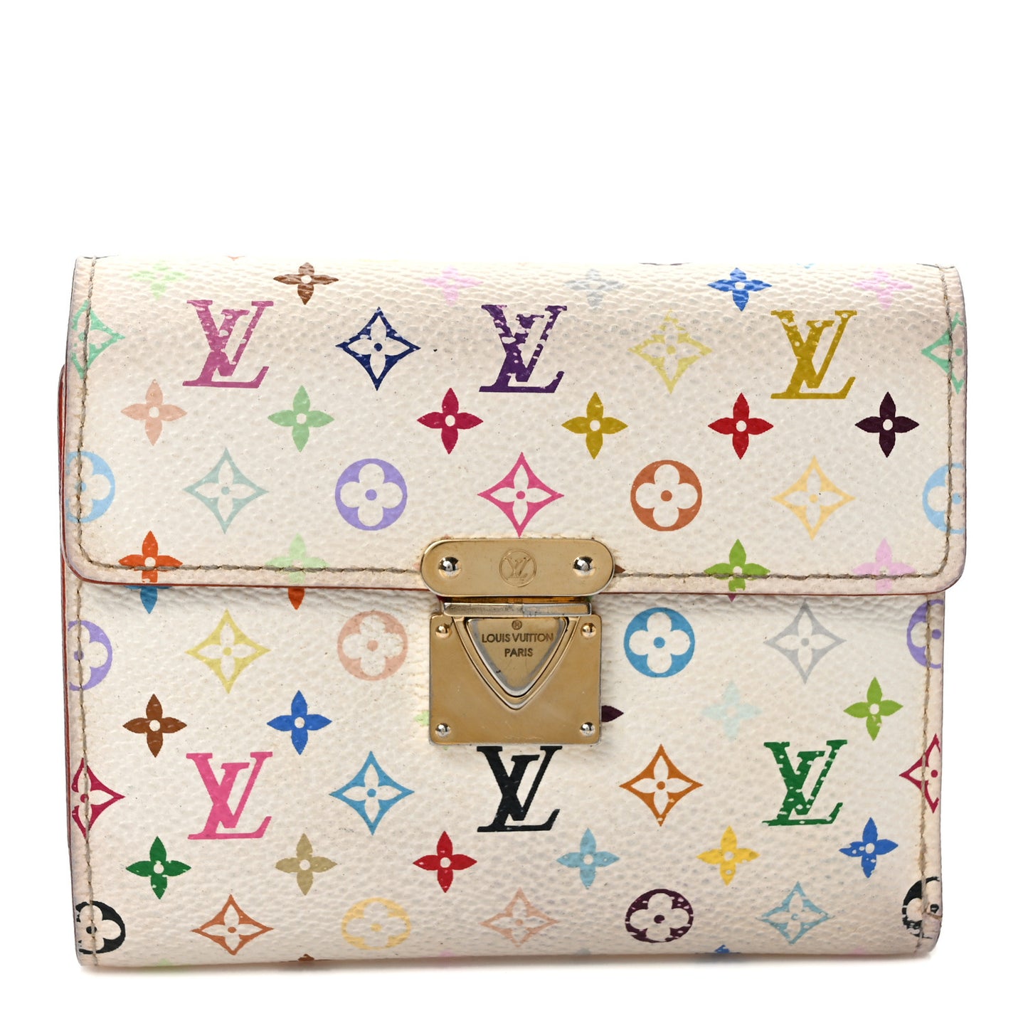 Monogram Multicolor Koala Wallet White
