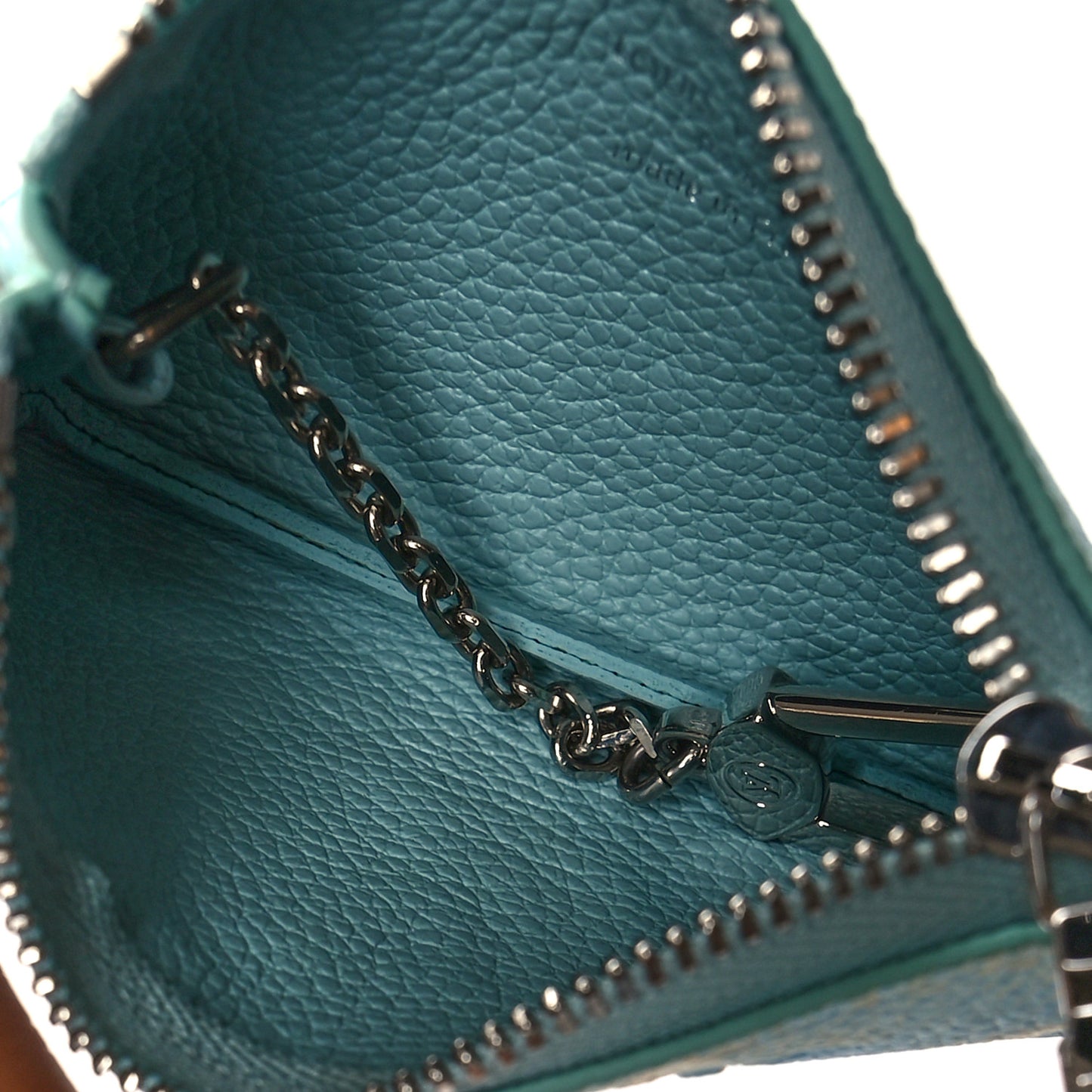 Empreinte Monogram Summer Stardust Key Pouch Water Green