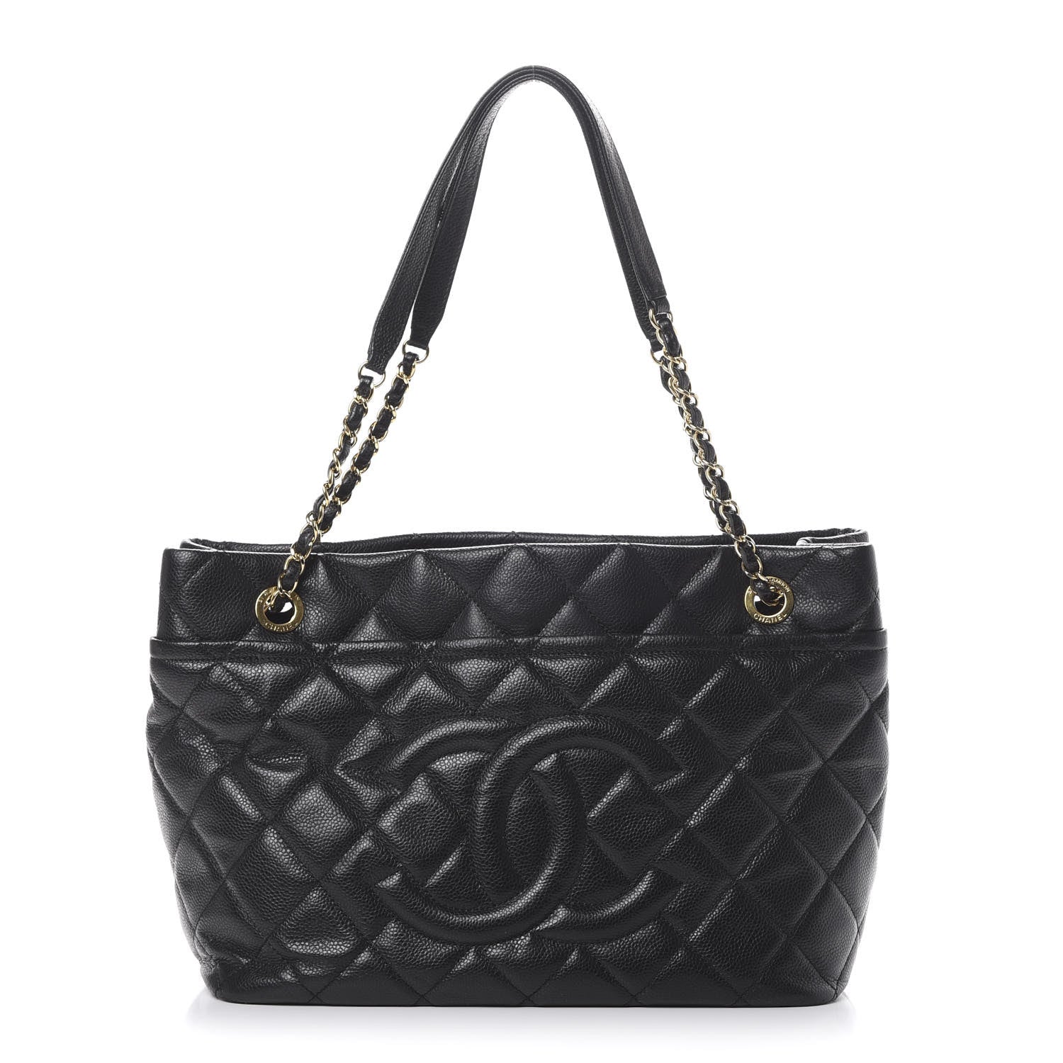Chanel Caviar Quilted Timeless CC Soft Tote Black 1 of 10