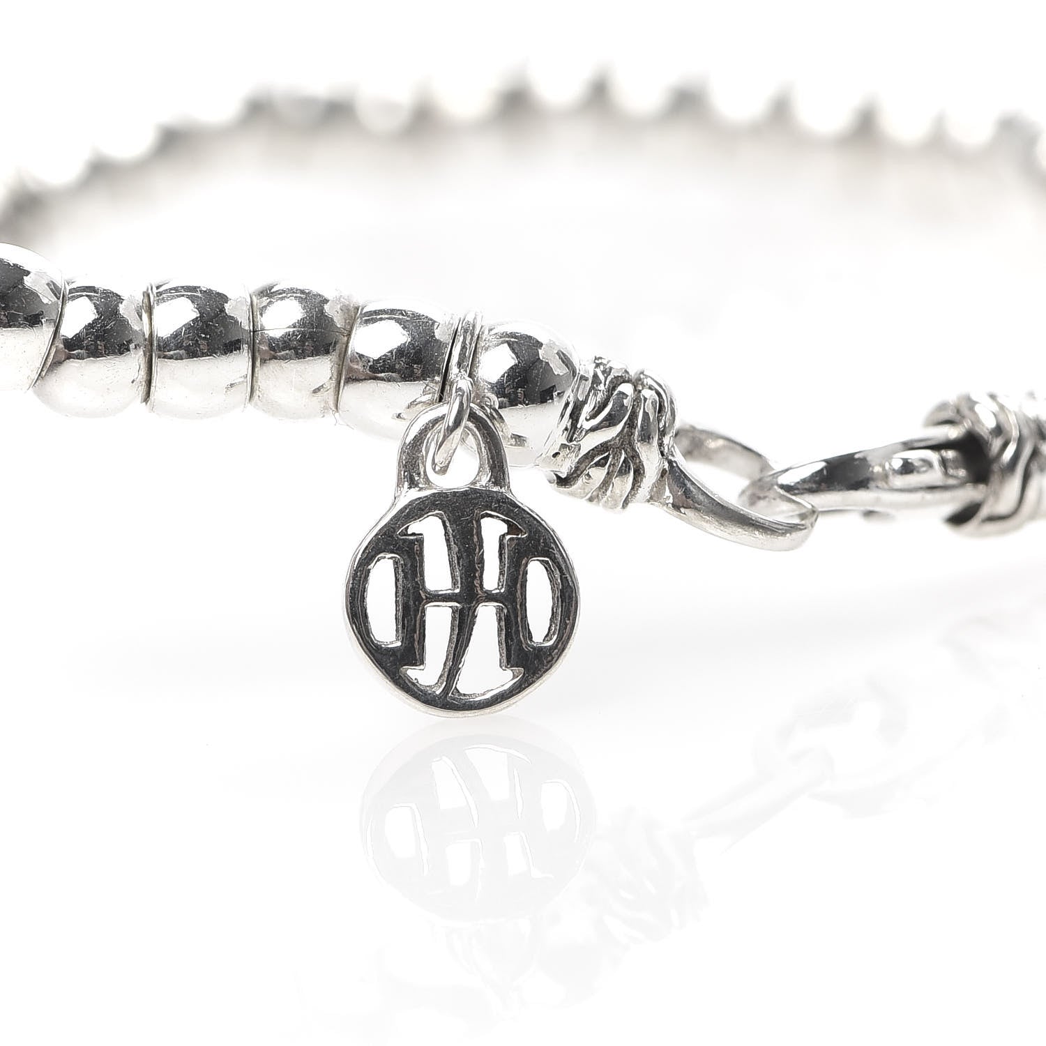 John Hardy Sterling Silver Amethyst Bedeg Bead Bracelet 5 of 5