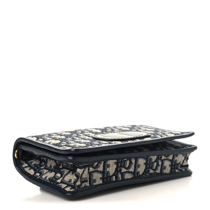 Christian Dior Oblique 30 Montaigne 2-In-1 Pouch Blue 4 of 10