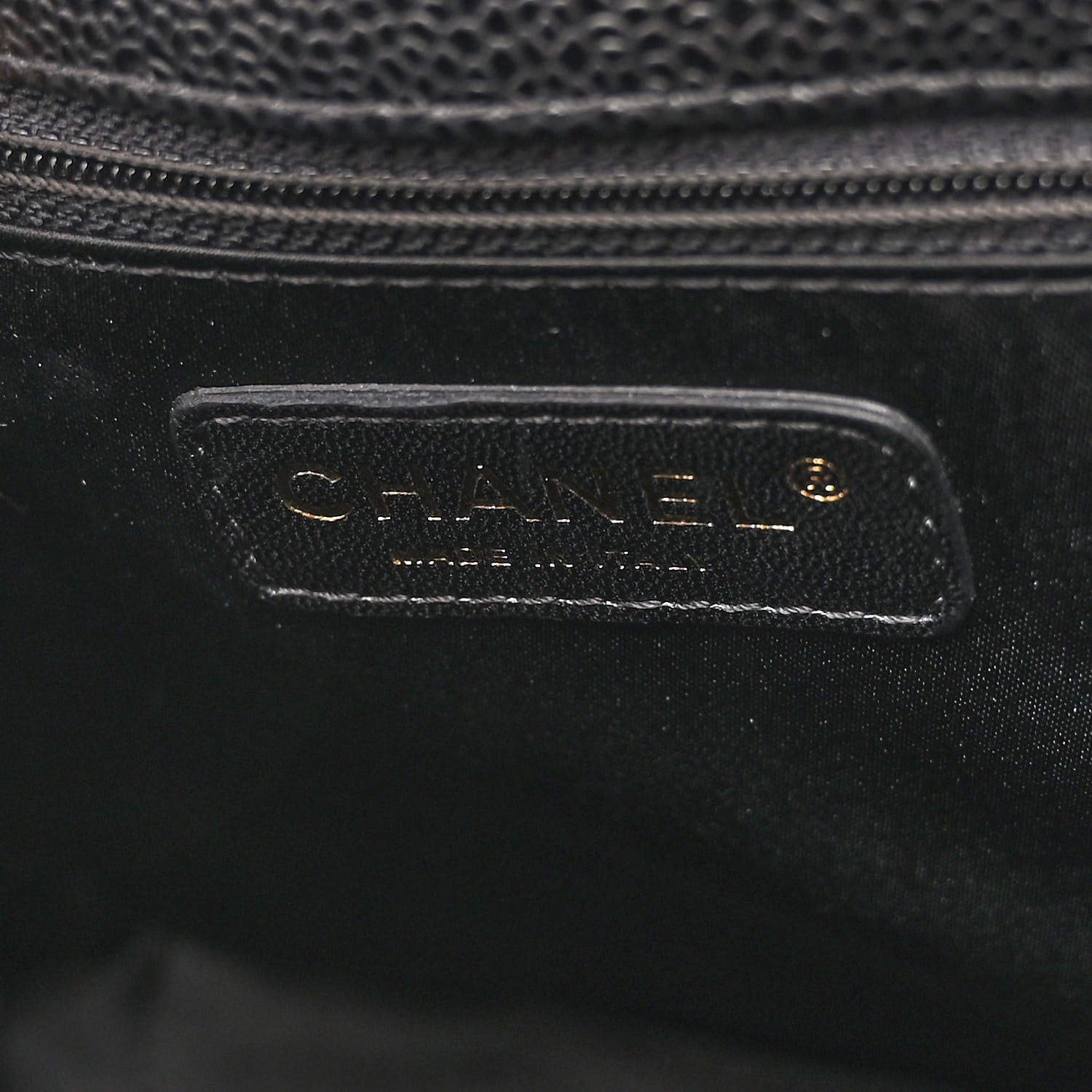 Chanel Caviar Quilted Petit Shopping Tote PST Black 6 of 11