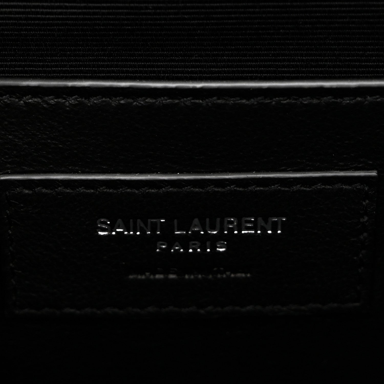 Saint Laurent Grain De Poudre Textured Mixed Matelasse Triquilt Small Monogram Satchel Black 6 of 9
