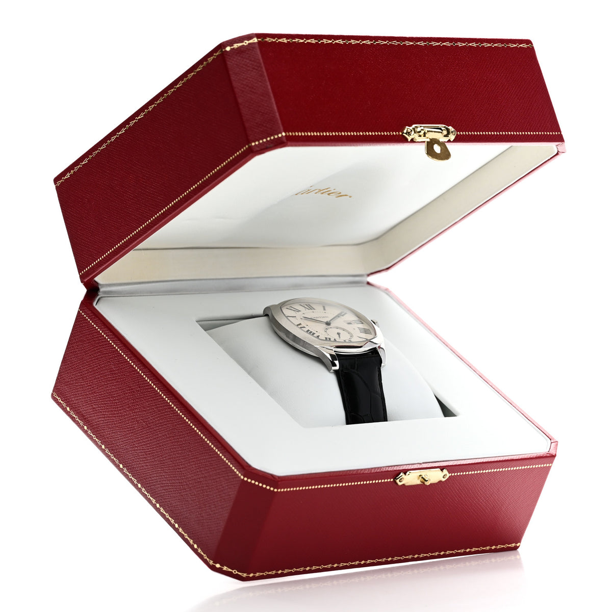 Cartier Stainless Steel Alligator 41mm Drive De Cartier Automatic Watch 5 of 5
