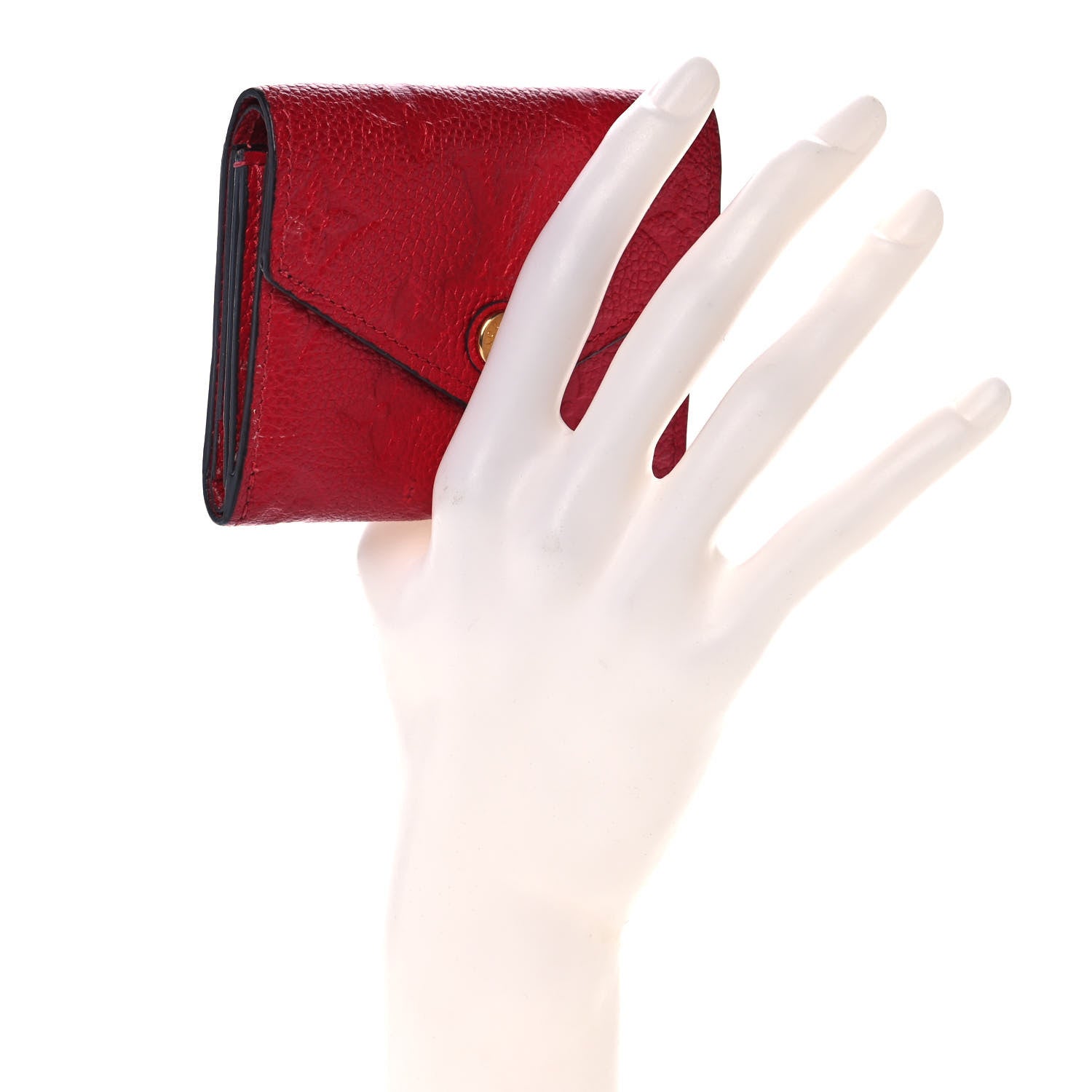 Louis Vuitton Empreinte Zoe Wallet Scarlet 3 of 18