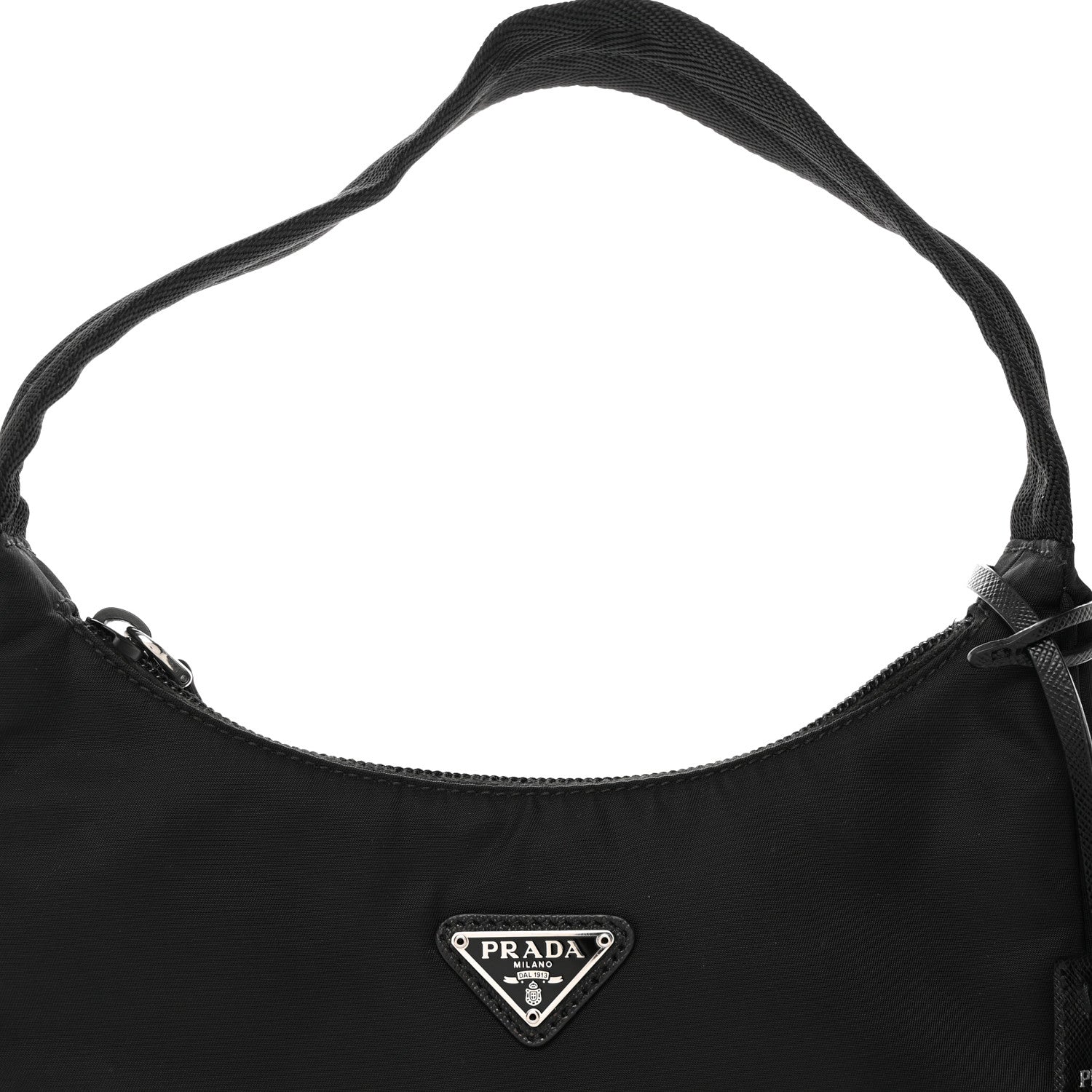 Prada Tessuto Nylon Mini Re-Edition 2000 Bag Black 9 of 14