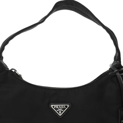 Prada Tessuto Nylon Mini Re-Edition 2000 Bag Black 9 of 14