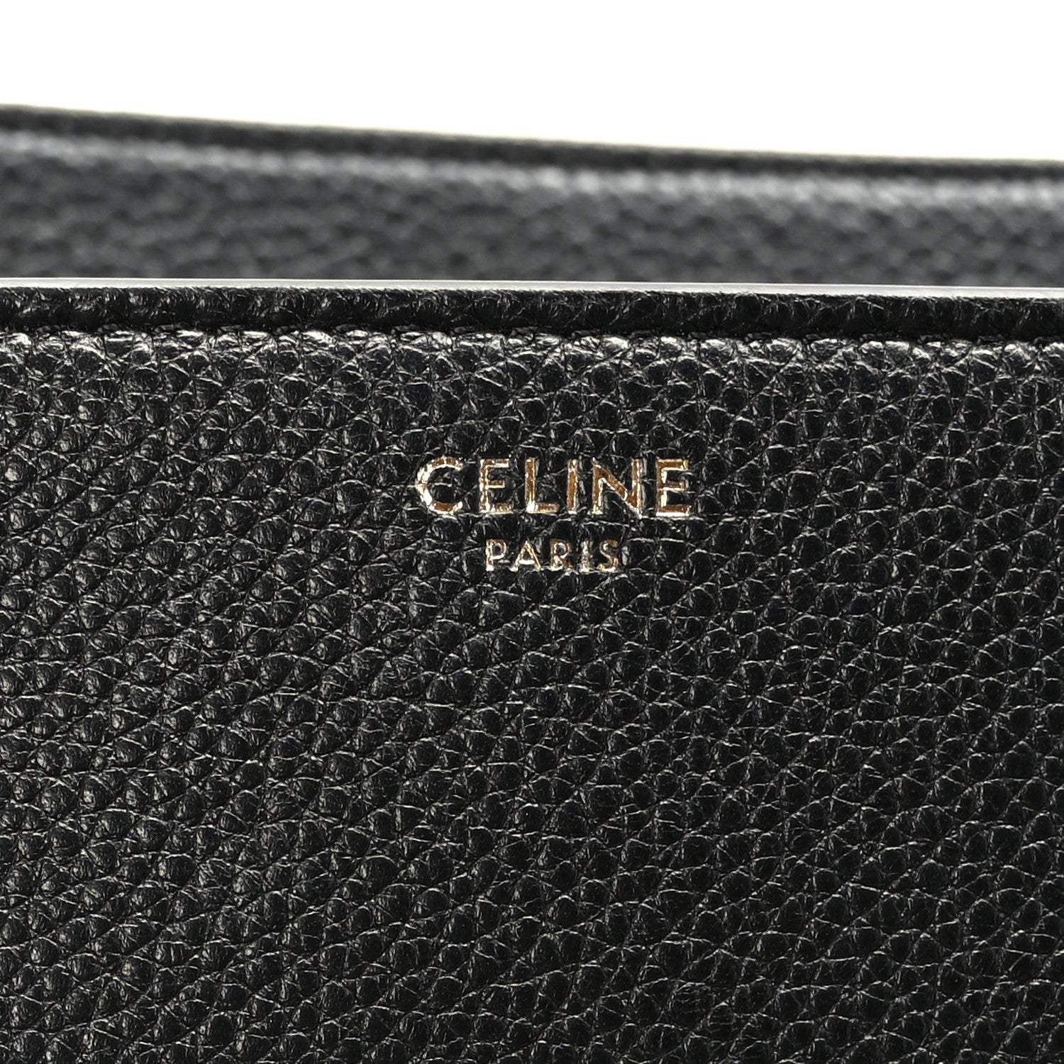 Celine Grained Calfskin Large Soft 16 Bag Black 7 of 9