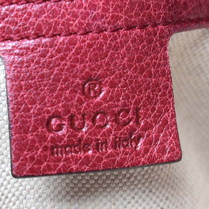 Gucci Monogram Medium Miss GG Top Handle Bag Dark Red 6 of 9